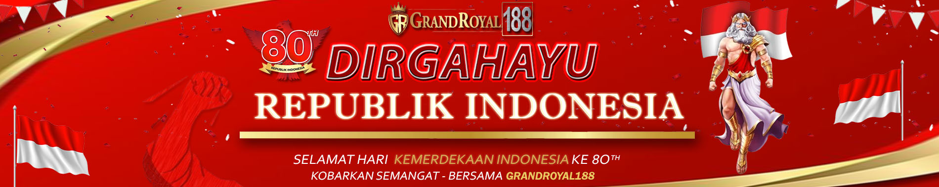 SELAMAT HARI KEMERDEKAAN INDONESIA KE 80 THN